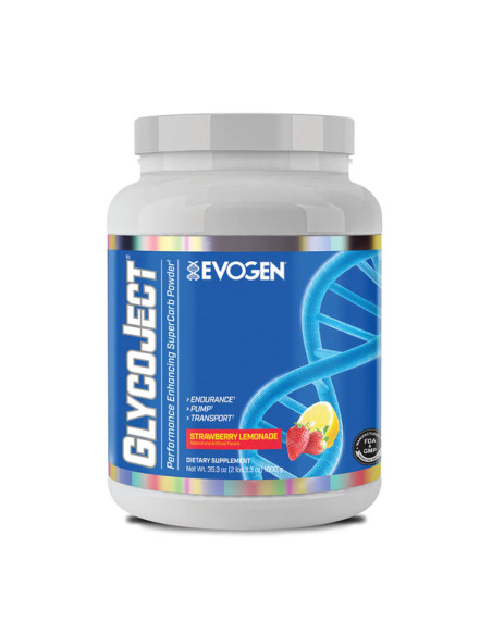GlycoJect, Strawberry Lemonade - 1000g | Evogen