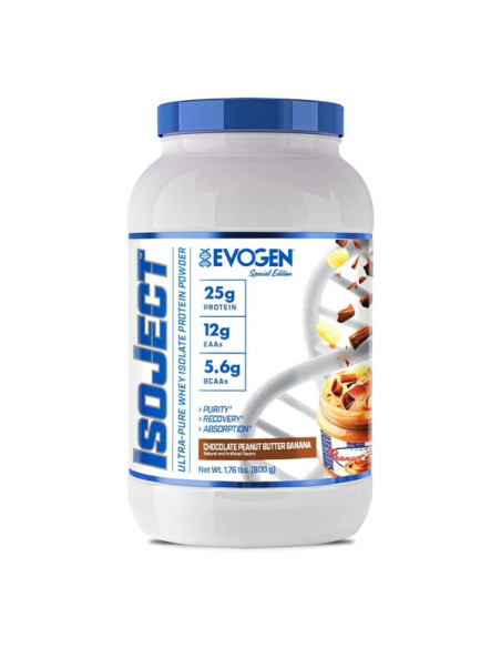 IsoJect, Chocolate Peanut Butter Banana - 800g | Evogen