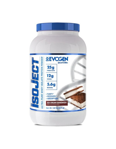 IsoJect, Ice Cream Sandwich (EAN: 810121056721) - 825g | Evogen