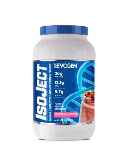 IsoJect, Strawberry Smoothie - 825g | Evogen