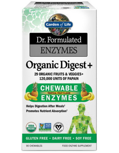 Dr. Formulated Digest+, Tropical Fruit - 90...