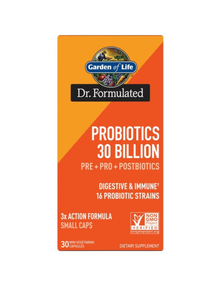 Dr. Formulated Probiotics 30 Billion - 30 mini vcaps | Garden of Life