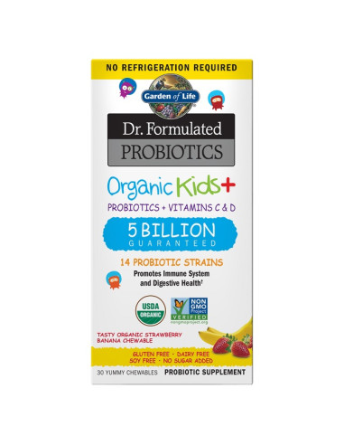 Dr. Formulated Probiotics Organic Kids+,...