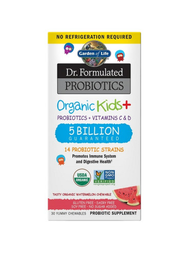 Dr. Formulated Probiotics Organic Kids+,...
