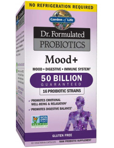 Dr. Formulated Probiotics Mood+ - 60 vcaps | Garden of Life