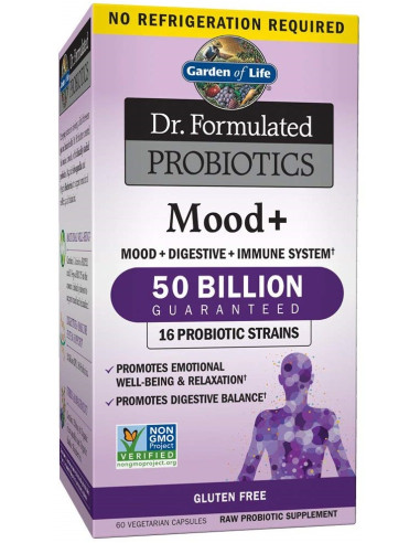 Dr. Formulated Probiotics Mood+ - 60 vcaps |...
