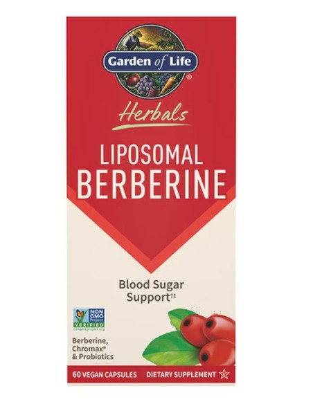 Herbals Liposomal Berberine - 60 vcaps | Garden of Life
