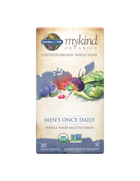 Mykind Men's Once Daily - 30 vegan tablets | Garden of Life