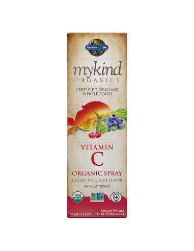 Mykind Vitamin C Spray, Cherry-Tangerine - 58...