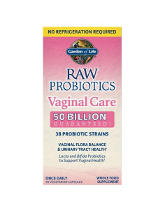 Raw Probiotics Vaginal Care (Shelf-Stable) - 30 vcaps |...