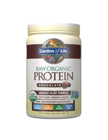 Raw Protein, Chocolate - 660g | Garden of Life