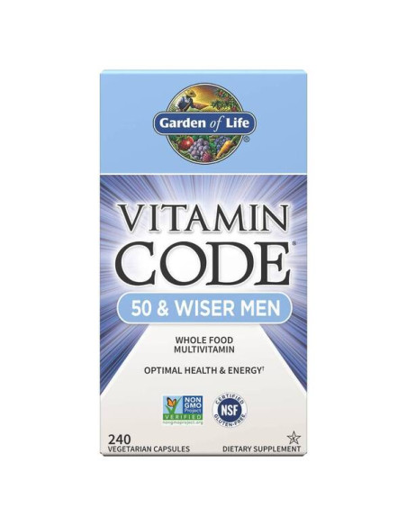Vitamin Code 50 & Wiser Men - 240 vcaps | Garden of Life