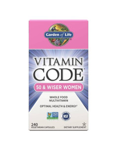 Vitamin Code 50 & Wiser Women - 240 vcaps | Garden of Life
