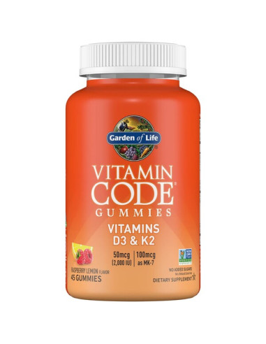 Vitamin Code Gummies Vitamins D3 & K2,...