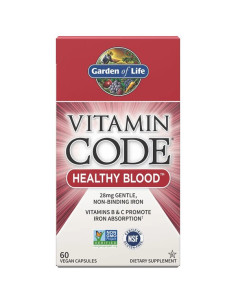 Vitamin Code Healthy Blood - 60 vegan caps | Garden of Life