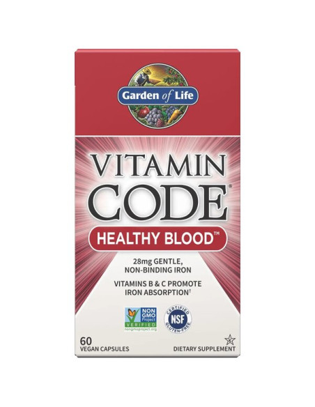 Vitamin Code Healthy Blood - 60 vegan caps | Garden of Life