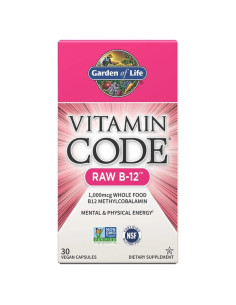 Vitamin Code Raw B-12 - 30 vegan caps | Garden of Life