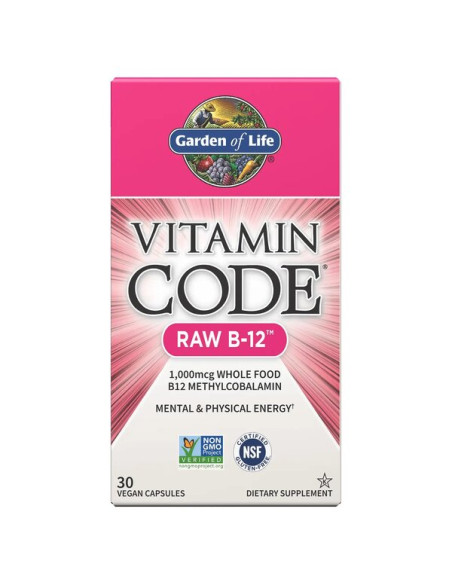 Vitamin Code Raw B-12 - 30 vegan caps | Garden of Life