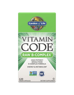 Vitamin Code Raw B-Complex - 120 vegan caps | Garden of Life