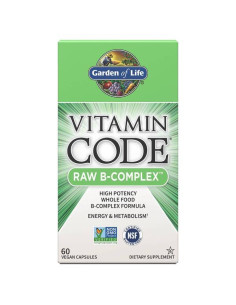 Vitamin Code Raw B-Complex - 60 vegan caps | Garden of Life