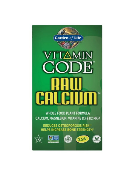 Vitamin Code Raw Calcium - 120 vcaps | Garden of Life
