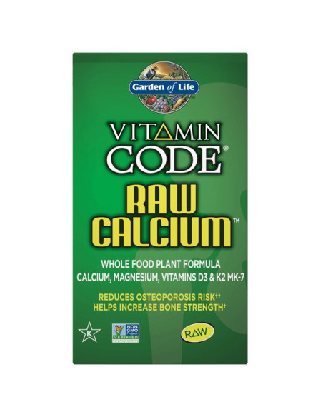 Vitamin Code Raw Calcium - 60 vcaps | Garden of Life
