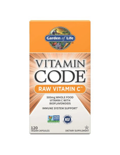 Vitamin Code Raw Vitamin C - 120 vegan caps | Garden of Life