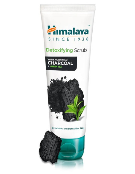 Detoxifying Scrub with Activated Charcoal & Green Tea - 75 ml. | Himalaya