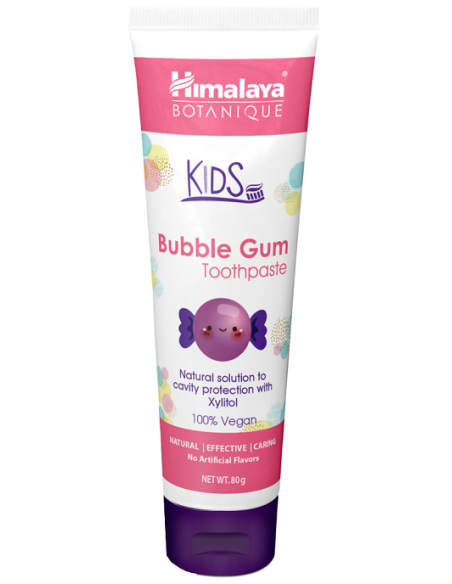 Kids Toothpaste, Bubble Gum - 80g | Himalaya