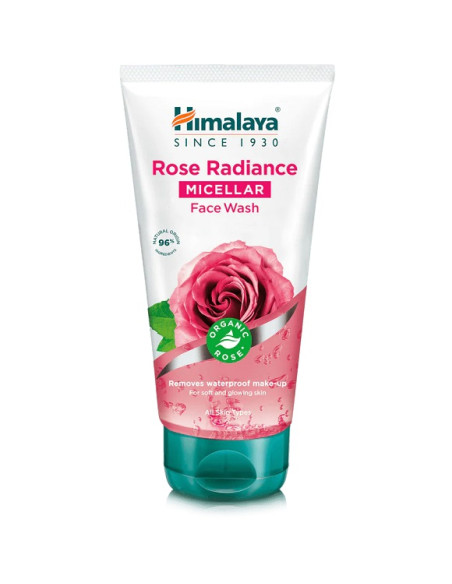 Organic Rose Radiance Micellar Face Wash - 150 ml. | Himalaya