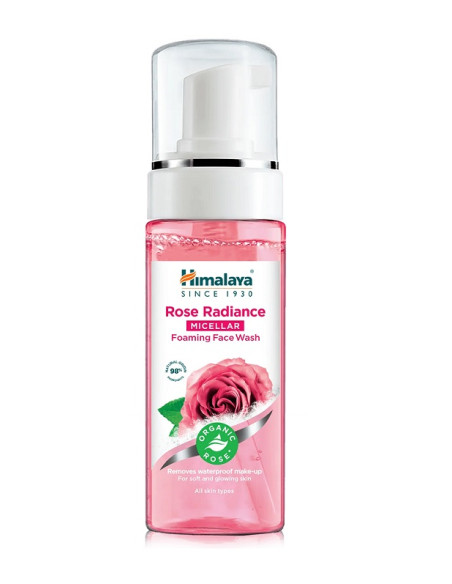Organic Rose Radiance Micellar Foaming Face Wash - 150 ml. | Himalaya