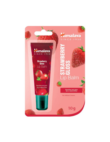 Strawberry Gloss Lip Balm - 10g | Himalaya