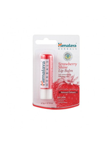 Strawberry Shine Lip Balm - 4.5g | Himalaya
