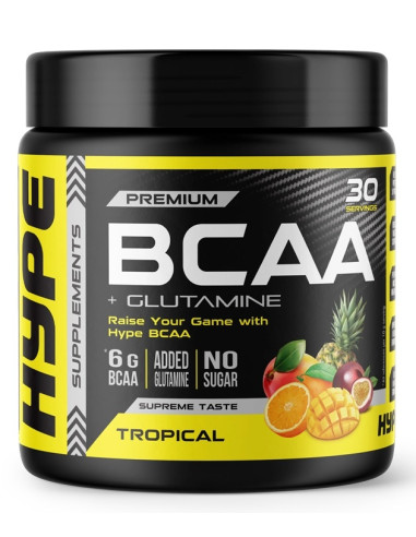 BCAA + Glutamine, Tropical - 300g | Hype