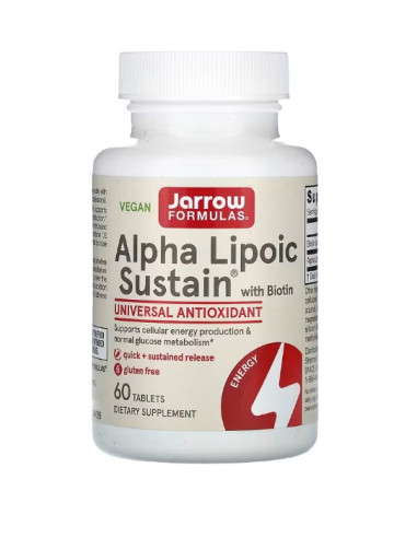 Alpha Lipoic Sustain with Biotin - 60 tabs |...