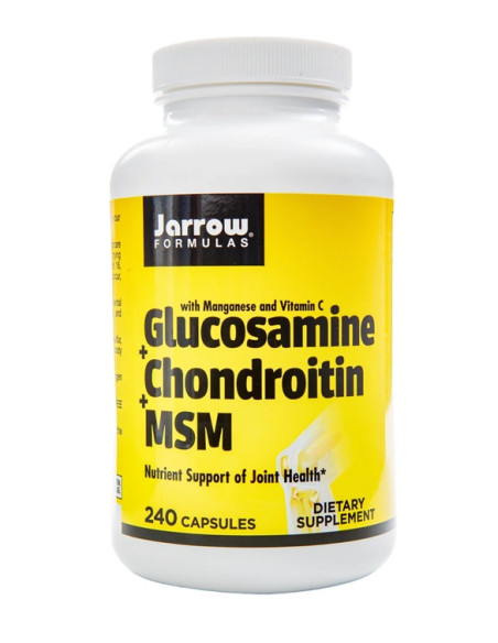Glucosamine + Chondroitin + MSM - 240 caps | Jarrow Formulas