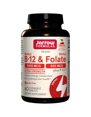 Methyl B-12 & Methyl Folate, Cherry - 60...