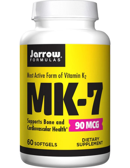 MK-7, 90mcg - 60 softgels | Jarrow Formulas