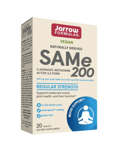 SAMe 200 - 20 tabs | Jarrow Formulas