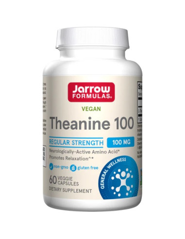 Theanine, 100mg - 60 vcaps | Jarrow Formulas