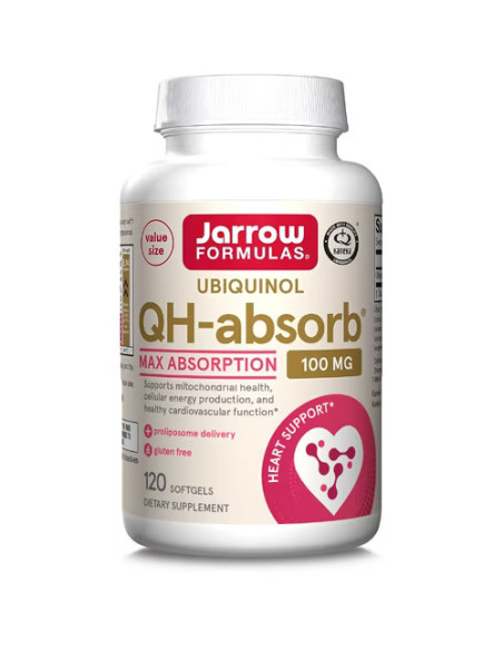 Ubiquinol QH-absorb, 100mg - 120 softgels | Jarrow Formulas