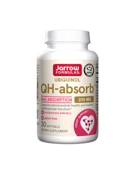 Ubiquinol QH-absorb, 200mg - 30 softgels | Jarrow Formulas