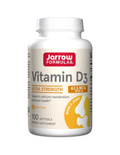 Vitamin D3, 2500 IU - 100 softgels | Jarrow Formulas