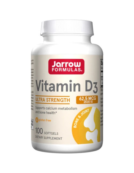 Vitamin D3, 2500 IU - 100 softgels | Jarrow Formulas