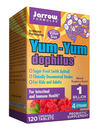 Yum-Yum Dophilus, 1 Billion CFU (Raspberry) -...