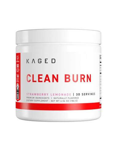 Clean Burn Powder, Strawberry Lemonade - 186g |...