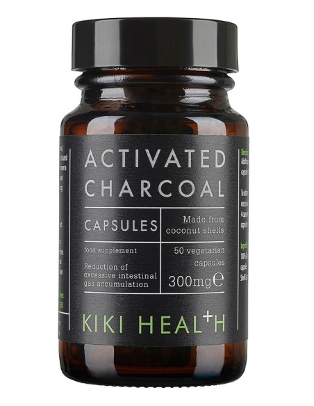 Activated Charcoal, 300mg - 50 vcaps | KIKI Health