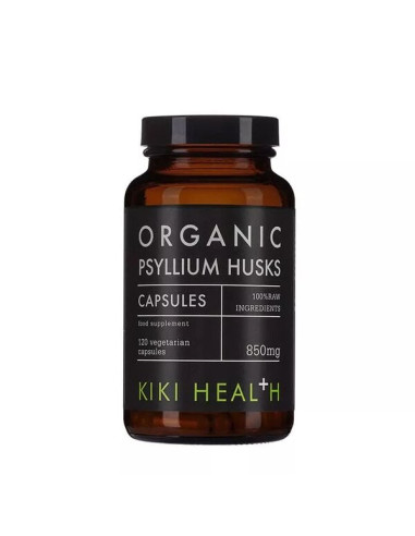 Psyllium Husks Organic - 120 vcaps | KIKI Health