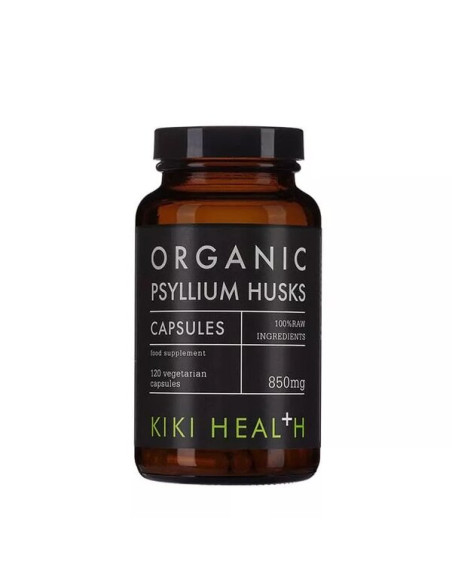 Psyllium Husks Organic - 120 vcaps | KIKI Health