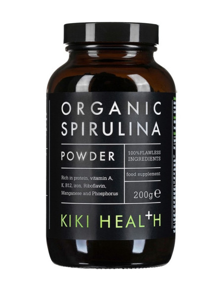 Spirulina Organic, Powder - 200g | KIKI Health